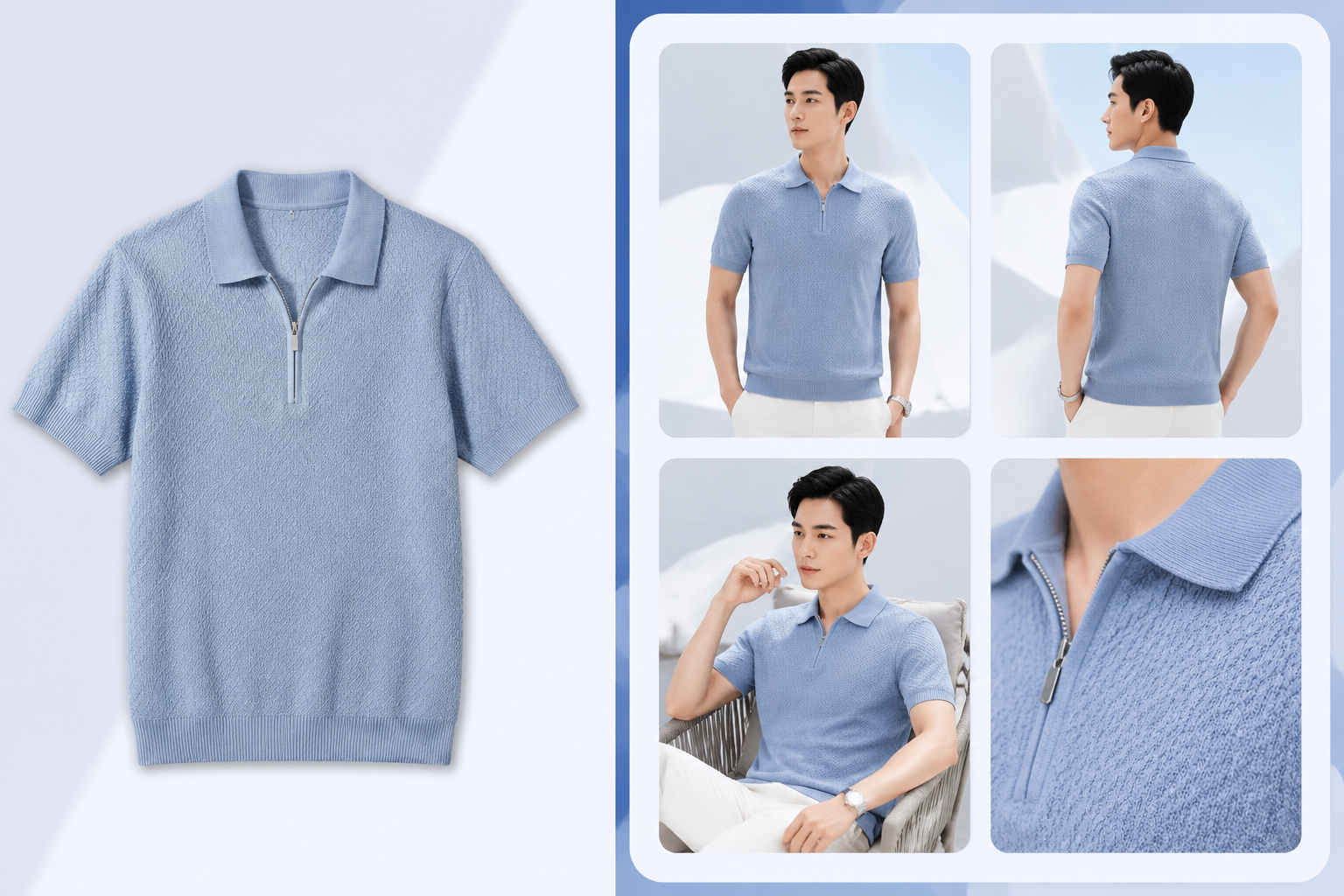 鞋服商品图生成短视频分镜和动态种草素材对比